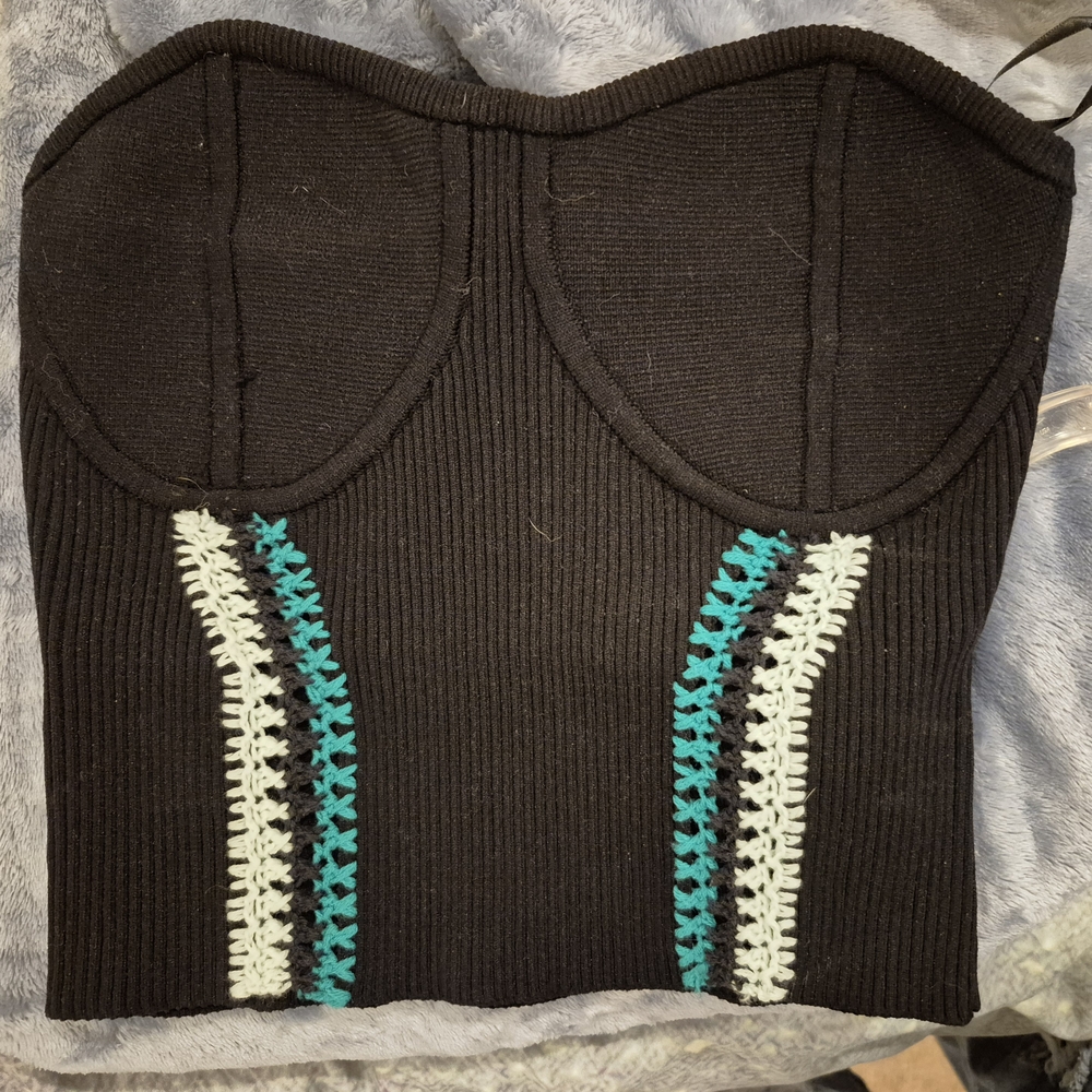 Forever 21 Black Knit Top